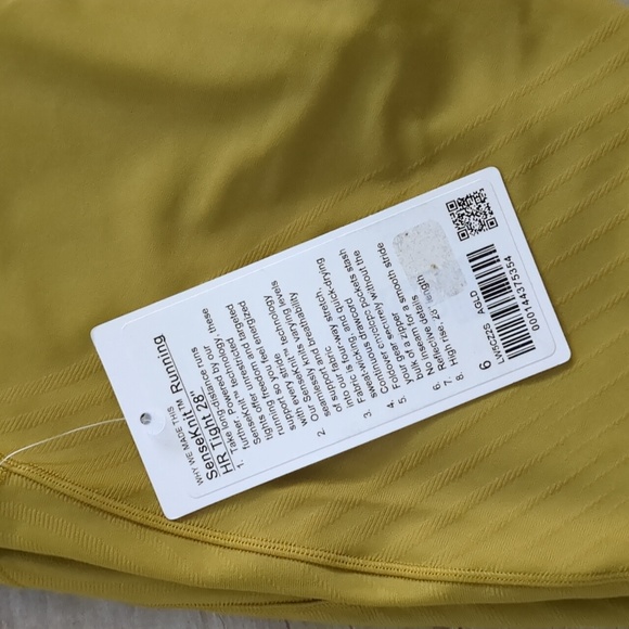 NWT Lululemon Running Tights - Picture 2 of 3